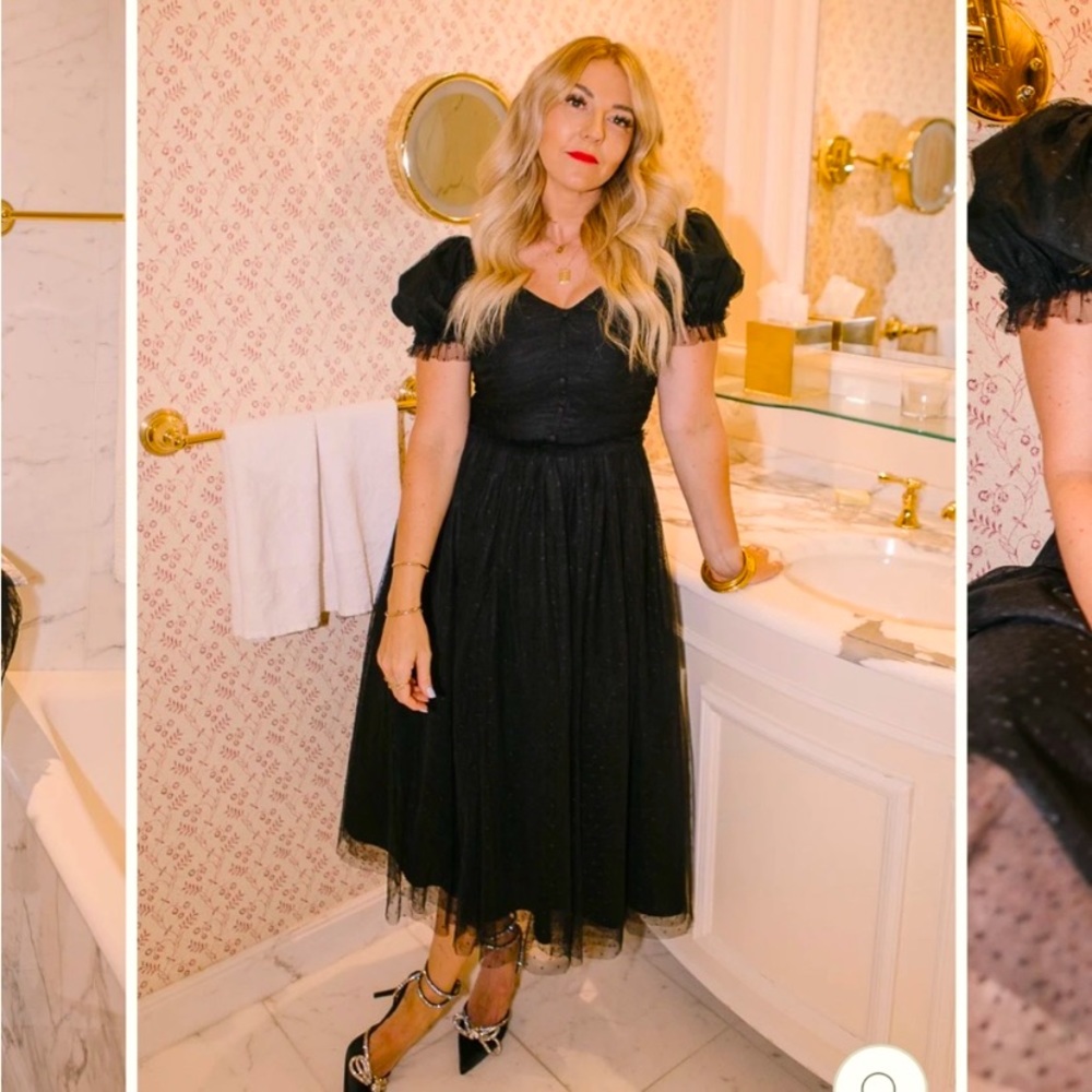 🚨 SOLD 🚨 NWT IVY CITY CO GALA DRESS IN BLACK